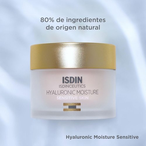 ISDIN Isdinceutics Hyaluronic Moisture Sensitive Skin Calming Daily Face Moisturizer with Hyaluronic Acid 1.76 OZ