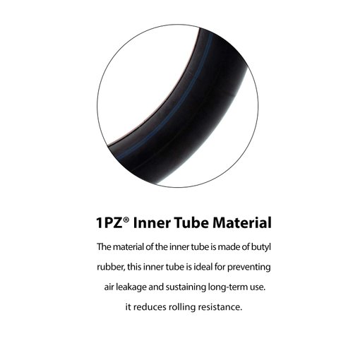1PZ T18-X02 12 1/2"x2 1/4" (12.5x2.25) Inner Tube for Razor Pocket Mod Bella Chrissy Hannah Montana Electric Scooters Razor MX125 Dirt Rocket Replacement Inner Tube with TR87 Bent Valve Stem