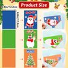 Qyeahkj 32pcs Christmas Card Making Crafts Kits for Kids, DIY Paper Greeting Card Envelopes Handmade Craft for Girls Boys Families Home Classroom Indoor Art Game Activities Favors