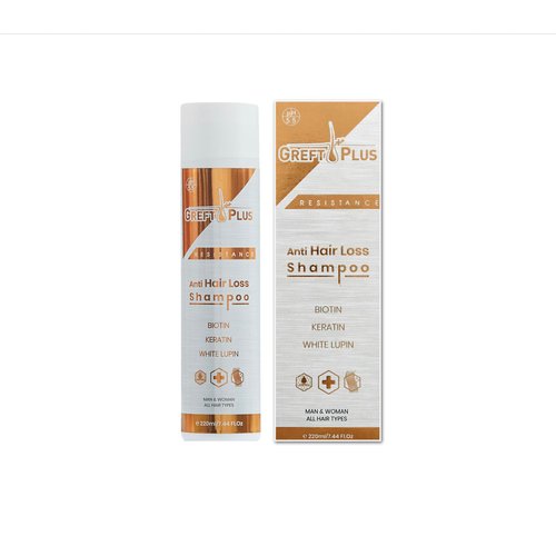 GREFT PLUS Anti Hair loss shampoo for Hair Regrowth and Thinning for Men and Women, Biotin, Keratin, and White Lupin