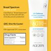 AGE20'S UV Defense Hydro Sunscreen SPF 60+ | Moisturizing Creamy Formula, No White Cast, Lightweight Finish | Green Tea + Aloe Vera + Vitamin C | Dermatest Excellent | Twin Pack 1.69 fl.oz*2