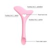 4pcs Silicone Eyeliner Makeup Stencils Wing Tips Marscara Drawing Lipstick Wearing Aid Face Cream Mask Applicator Multifunction Makeup Tools