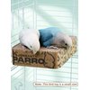 7.3 Inch Paper Bird Toys, Bird Platform, Parrot Toy, Help Birds Clean Beak, Release Stress, Reduce Boredom - Suitable for Budgie, Cockatiel, Lovebird, and Other Small to Medium-sized Pet Birds
