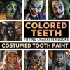 BOBISUKA Yellow Tooth Paint, Professional Yellow Teeth Makeup Solution - Safe, Quick Dry & Realistic, Perfect for Cosplay, Halloween Makeup, Theater, and Special Effects (5 ml)