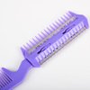 6 Pieces Double Edge Split Ends Trimmer, Hair Thinning Comb for Slim Haircuts at Home - Women and Men (6pcs Random Color)