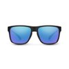 Suncloud Rambler - Polarized Sunglasses - for Men & Women - Matte Black + Polarized Blue Mirror Lenses