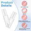 JJUNW 10pcs Empty Lip Gloss Tubes, 1.2ml Mini Refillable Cosmetic Containers Bottles Lip Balm Bottles Lipgloss Dispenser for Lipstick Samples, Lip Balms