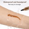 Eyebrow Pencil Microblading Eyebrow Pen Instant Lift Brow Pencil 4 Fork Tip Waterproof Eyebrow Pencil Fills Brows Makeup All-Day Natural Makeup Effect