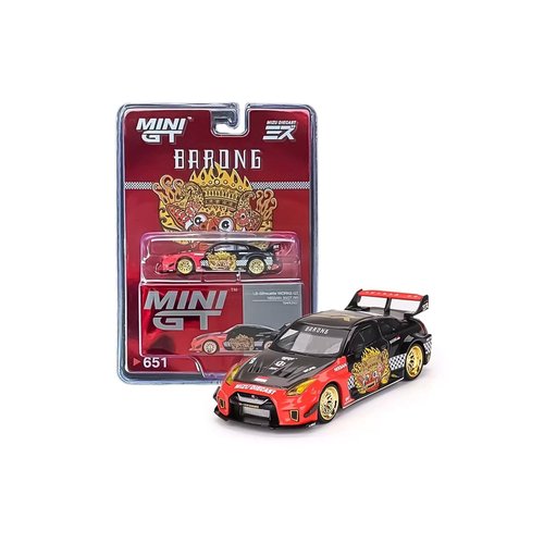 True Scale Miniatures Model Car Compatible with LB-Silhouette Works GT Nissan 35GT-RR Ver.1 “Barong” Mini GT x MIZU 1/64 Diecast Model Car Mini GT MGT00651