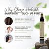 Herbishh Hair Root Touch-up Pen, Instant Gray Coverage & Hair Loss Cover up, Concealer for Thin Hairlines, Water Resistant & Semi Permanent Smudge Proof Hair Color, Washable, Medium Blonde 0.68 fl. Oz