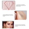 Pink Highlighter Makeup Palette, Face Highlighter Palette Glitter Highlighter Palette Shimmer Highlighter Powder for Face Cheek Illuminator Iluminadores de Maquillaje(03)