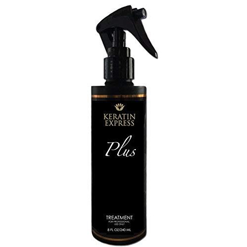 Keratin Express Plus 8 fl oz Smoothing Treatment Professional Hair Treatment up to 12 weeks. Do not use it on Pregnant Women, Children and Nursing. This product contains Formaldehyde.