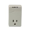 Woods Surge Protector Adapter For 900 Joules Of Protection With One 3-Prong Outlet And Surge Protection Alarm (Wall Mounted, Light Grey)