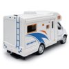 Mini Toy Camper RV Motorhome Toys for Boys Pull Back Diecast Model Car Recreational Vehicle Adventure with Furniture Roof and Side Door Open Children’s Vehicles Age 4 5 6 Kids Birthday Gifts, White
