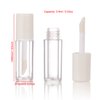 COSIDEA 26pcs Empty White 0.8ml mini lip gloss tubes Sample size lipgloss containers for sample sack lip oil DIY