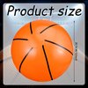 Kacctyen Inflatable Basketball for Kids12 Inch 3 Pcs Beach Ball for Sports Themed Party Decorations Favors Outdoor Birthday Hoop Games Toy Pool Basketball Summer Swimming Water Basketball(Classic)