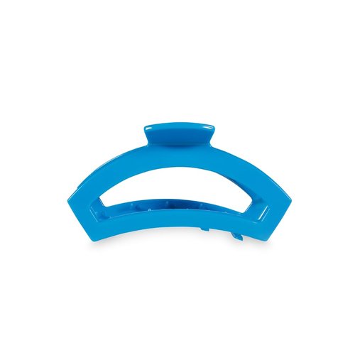 TELETIES - Tiny Open Claw Clip - Strong Grip, Bendable Teeth, Comfortable Cutout Design - Ideal for Kids, Thin, or Fine Hair - For All Hair Textures - Spring Break Collection - Bora Bora