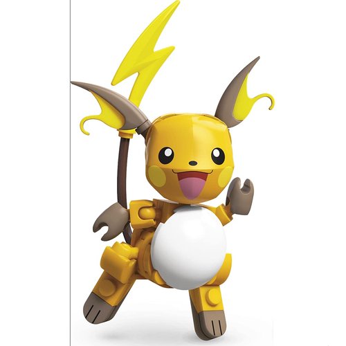 Mega Construx Pokemon Raichu Construction Set with Character Figures, Building Toys for Kids (73 Pieces)