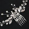 Brihasory Rhinestone Bridal Hair Comb Wedding Hair Accessories for Women Handmade Headpieces for Brides Elegant Party Prom Tiaras for Girls and Women Valentine's Day Bridesmaid Gifts