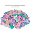 Amandir 168Pcs Unicorn Balloons Arch Garland Kit, Pink Purple Aqua Blue Confetti Latex Balloons for Unicorn Birthday Decorations for Girls Wedding Baby Shower Party Supplies