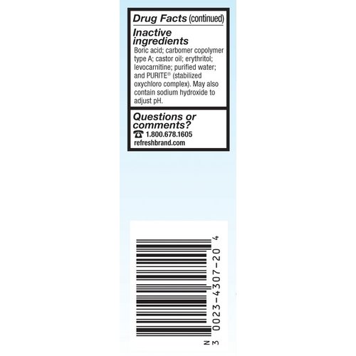 Refresh Optive Advanced Eye Drops, 0.33 Fl Oz (Pack of 2)(Twin Pack)