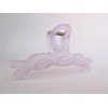 Generic Long clear frosted lavender purple hair claw clip for long hair