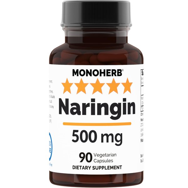 Naringin 500 mg - 90 Veg Capsules - 90 Servings