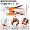 Bates- PVC Pipe Cutter, Cuts up to 1-1/4", Ratcheting PVC Pipe Cutter Tool, Pipe Cutters PVC, PVC Pipe Shears, PVC Cutter, Plastic Pipe Cutter, PEX Pipe Cutter, PVC Cutter Tool, PVC Ratchet Cutter