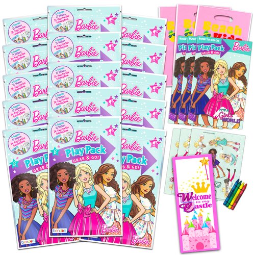 Bendon Publishing Set of 15 Kids Play Packs Bundle ~ Fun Party Favors Coloring Book Crayons Stick...