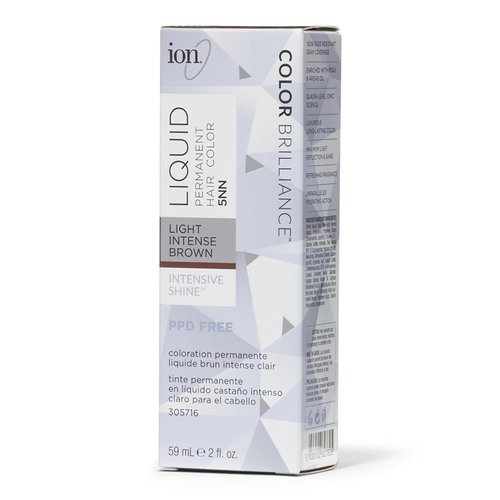 ion 5NN Light Intense Brown Permanent Liquid Hair Color