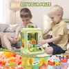 Dinosaur Claw Machine for Kids Ages 3+, Mini Electronic Arcade Games Vending Machine, Toy Candy Dispenser Machine, Crane Prize Machine with Music for Boys Girls Christmas Birthday Party Gift