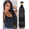 Human Braiding Hair 100g Hair Bulk Straight 100% Unprocessed Virgin Hair Bundles for Braids Nature Black Hair Extensions 16 Inch