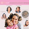 Octocurl Heatless Curls Headband - Hair Curlers to Sleep In - Heatless Curlers for Long Hair (Microfiber - White)