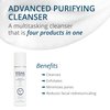 Visha Skincare Advanced 4 in 1 Multitasking Purifying Facial Cleanser, Face Wash to Reduce Facial Redness, Minimize Pores and Exfoliates Face, Helps Restoring Skin's Natural Glow 6.8fl oz