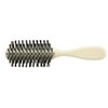 Medline Polyethylene Adult Hair Brush with Nylon Bristles, 7.5", Pack of 12