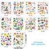 Summer Temporary Tattoo Stickers 200+ Patterns Hawaii Beach Pool Party Tropical Fake Tattoos Waterproof Pineapple Palm Tree Cat Ice Cream for Kids Boy Girl Adult