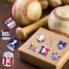 YYMYMGJ 74PCS Baseball Party Favors 24PCS Baseball Slap 50PCS Baseball Stickers Bracelets Baseball Themed Party Favors Birthdays Party Decorations for Sport Game Player Kids Gifts