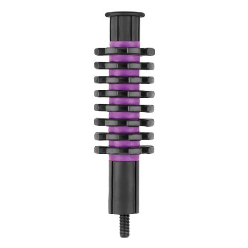 Pine Ridge Archery Sawtooth Bow Stabilizer for Bow Hunting and Competition Shooting, Blades Reduce Noise and Vibration, 5.5 Inches, Purple