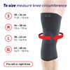 Neo-G Knee Sleeve for Daily wearing, Good for Sprains, Strains, Weak Muscles - Knee Sleeves for Men and Women – Fits for sports Running, Hiking, Yoga, Basketball - Airflow - Medium - Black
