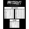 Magnum Target Steel Shooting Targets - 1/4" Mild Steel .22LR/S.B. Pistol and Rifle Squirrel Silhouette Knockovers 2pc