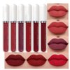 evpct CmaaDu 6Pcs Lipstick Matte Liquid Lipstick Lipgloss Set for Women, Dark Deep Bright Ruby Sexy Brick Red Mauve labiales mate 24 horas originales matte larga duracion 24 Hour Lipstick Long Lasting