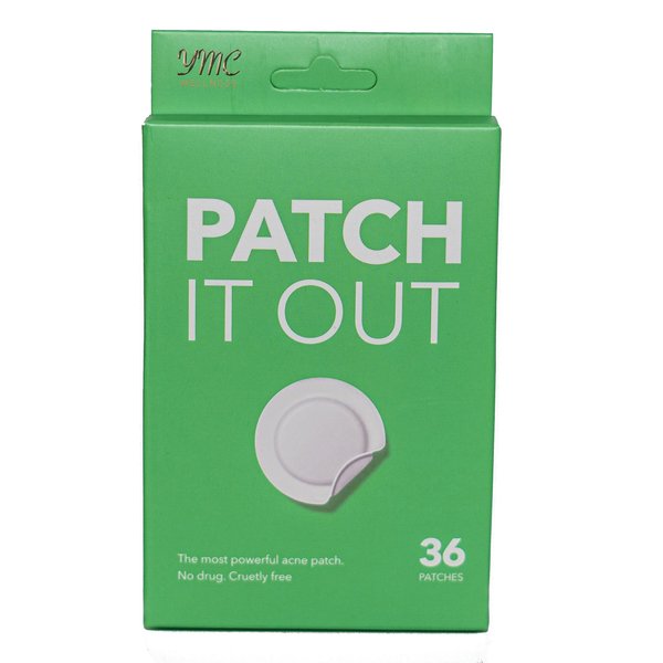 YMC Wellness Acne Pimple Patches for Face, Hydrocolloid Acid Acne Treatment for Skin Care, Blackheads -Facial Stickers for Covering Zit, Cystic Blemishes Stickers, 2 Sizes (36 Count)