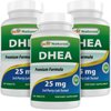 Best Naturals DHEA 25mg (Micronized) 240 Tablets - Pack of 3
