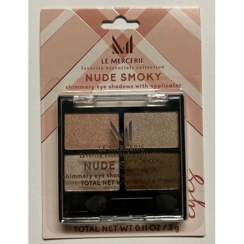 LE MERCERIE Nude Smokey Shimmery Eye Shadow with applicator
