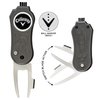 Callaway 4-in-1 Blade Divot Repair Tool - Black Switch Blade 4-Function Golf Divot Tool