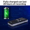 Voice Recorder 16GB Capacity Voice Activated Recording Device Digital Voice Recorder for Lectures, Meetings, Interviews Audio Recorder with USB Rechargeable WAV/MP3 Tape Recorder (16GB)