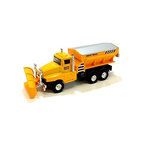 Playmaker Toys 5" Diecast Snow Plow Trucks (Yellow)