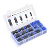 CGELE 60Pcs Quick Connect Air Hose Fittings 5/32 1/4 5/16 3/8 1/2 inch Quick Release Pneumatic Push to Connect Fittings Kit Air Line Fittings for 5/32 1/4 5/16 3/8 1/2 inch Tube
