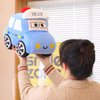 YONLIT Soft Plush Police Car Stuffed Toy Super Cute Blue Squad Car Plushie Excellent Gifts for Kids or Birthday Party 11 Inches (Police Car)