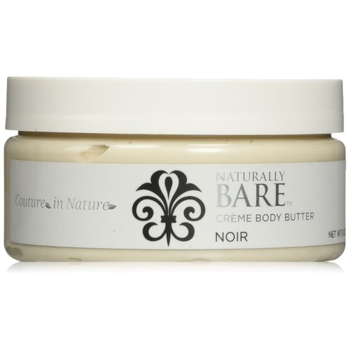 Naturally Bare Noir Creme Body Butter, Sandalwood, 8 Ounce